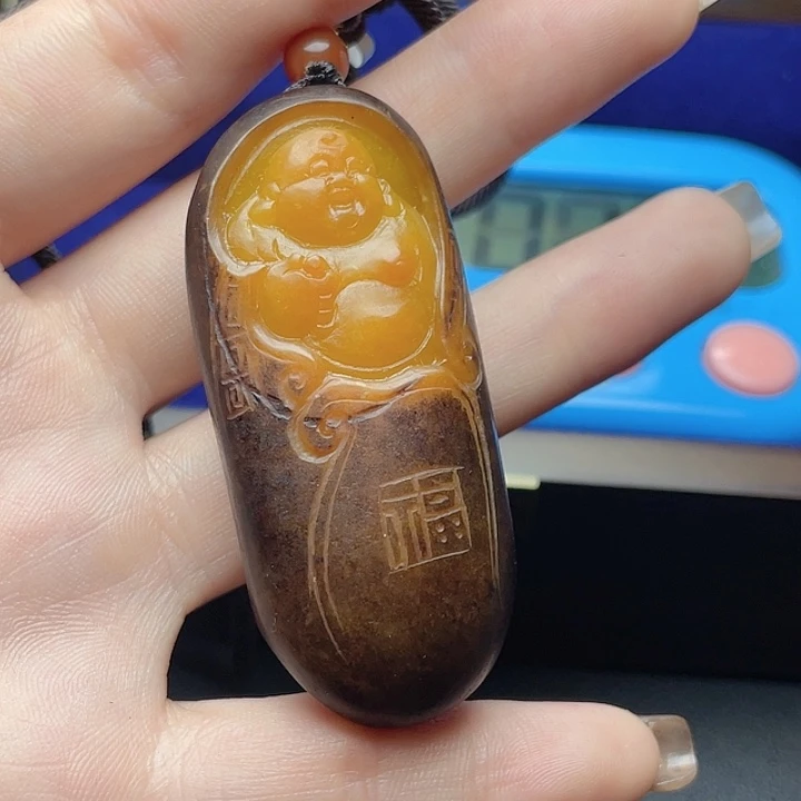 和田玉未镶嵌挂件酷***烫T
