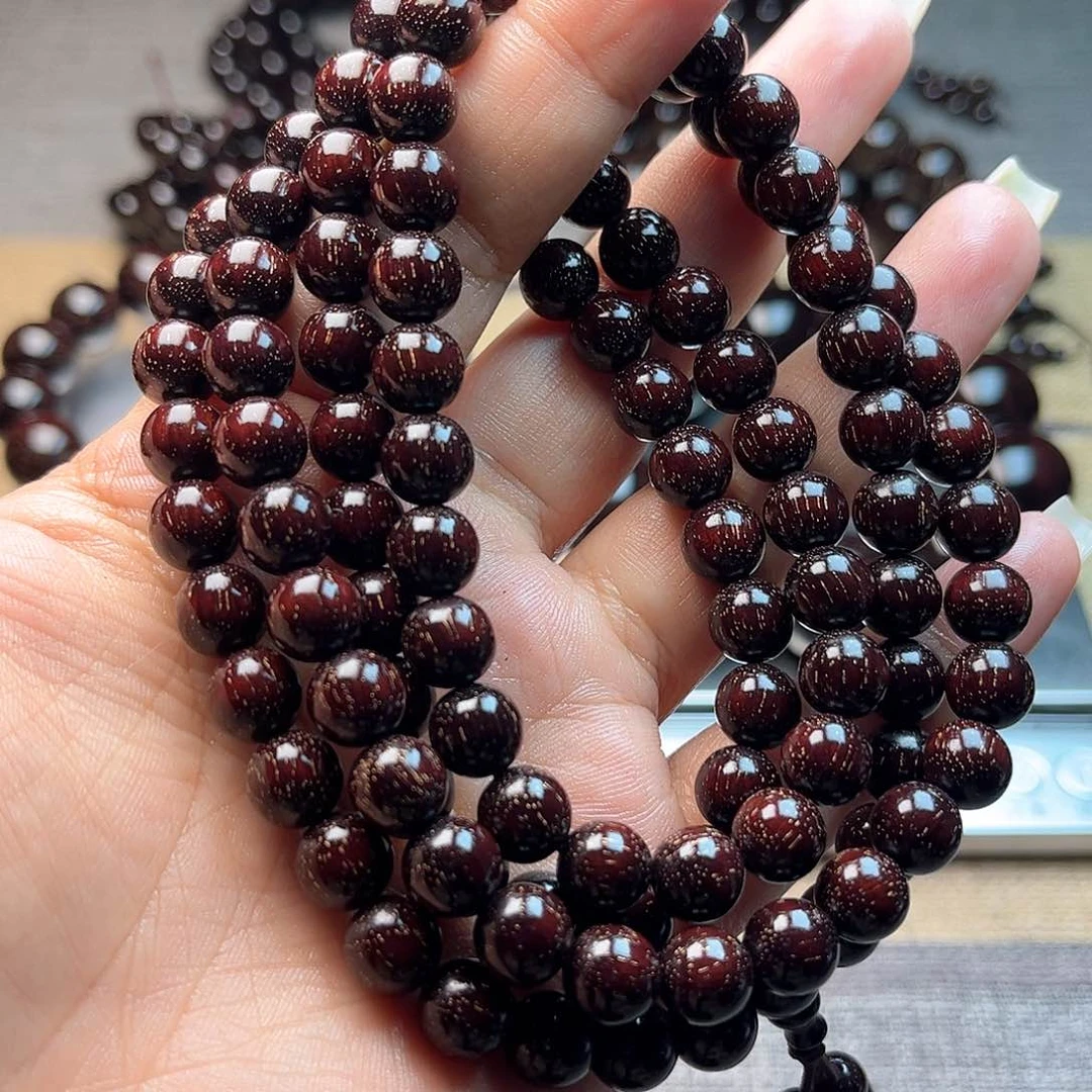 檀香紫檀（小叶紫檀）0.8 108颗满星