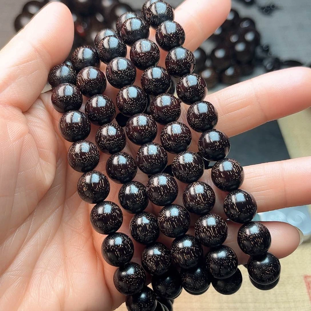 檀香紫檀（小叶紫檀）1.0 108颗 爆星