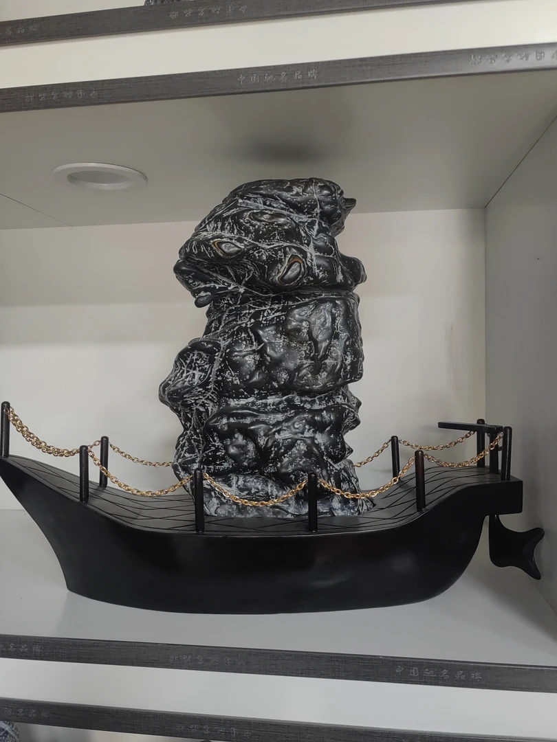 天然灵璧石，一帆风顺