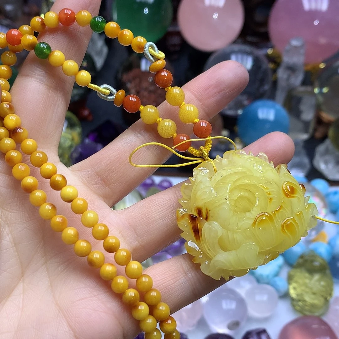 琥珀未镶嵌珠宝奇石