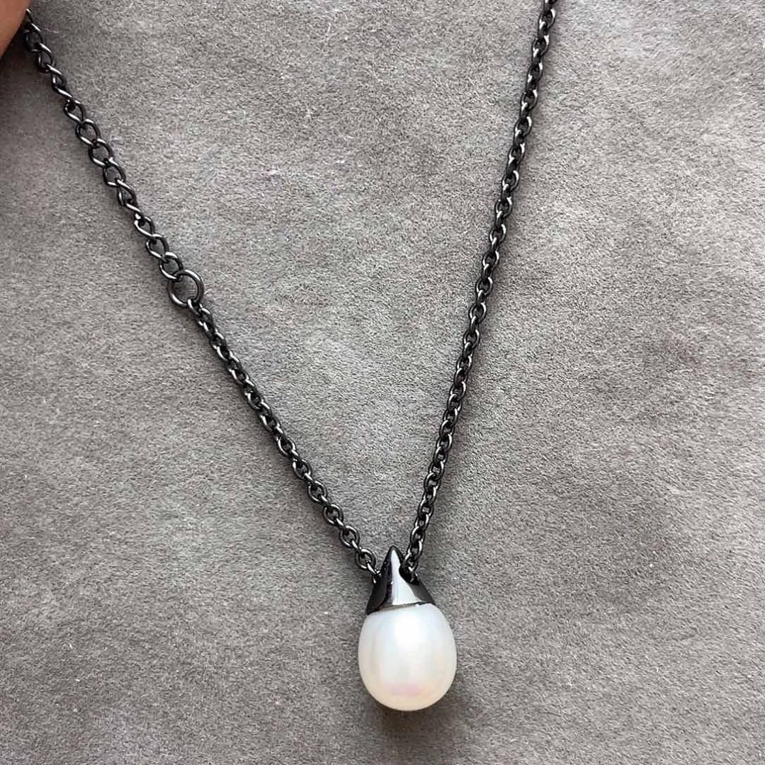 海水珍珠颈饰银S925镶嵌