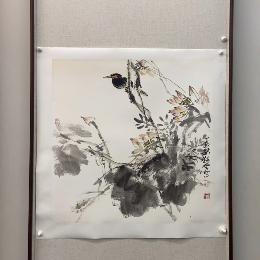 国画墨鱼精品墨鱼精品