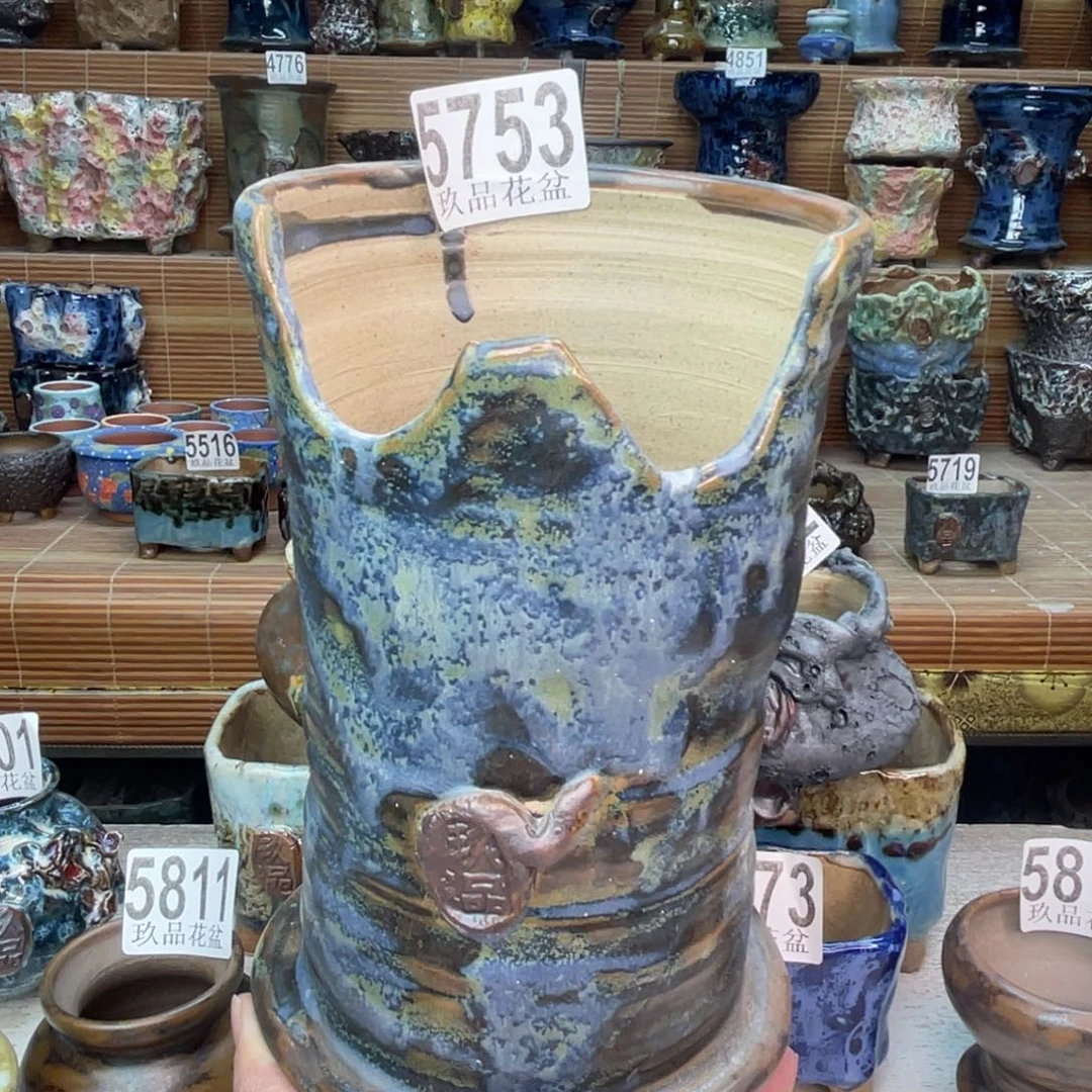 景德镇陶瓷玖品花盆