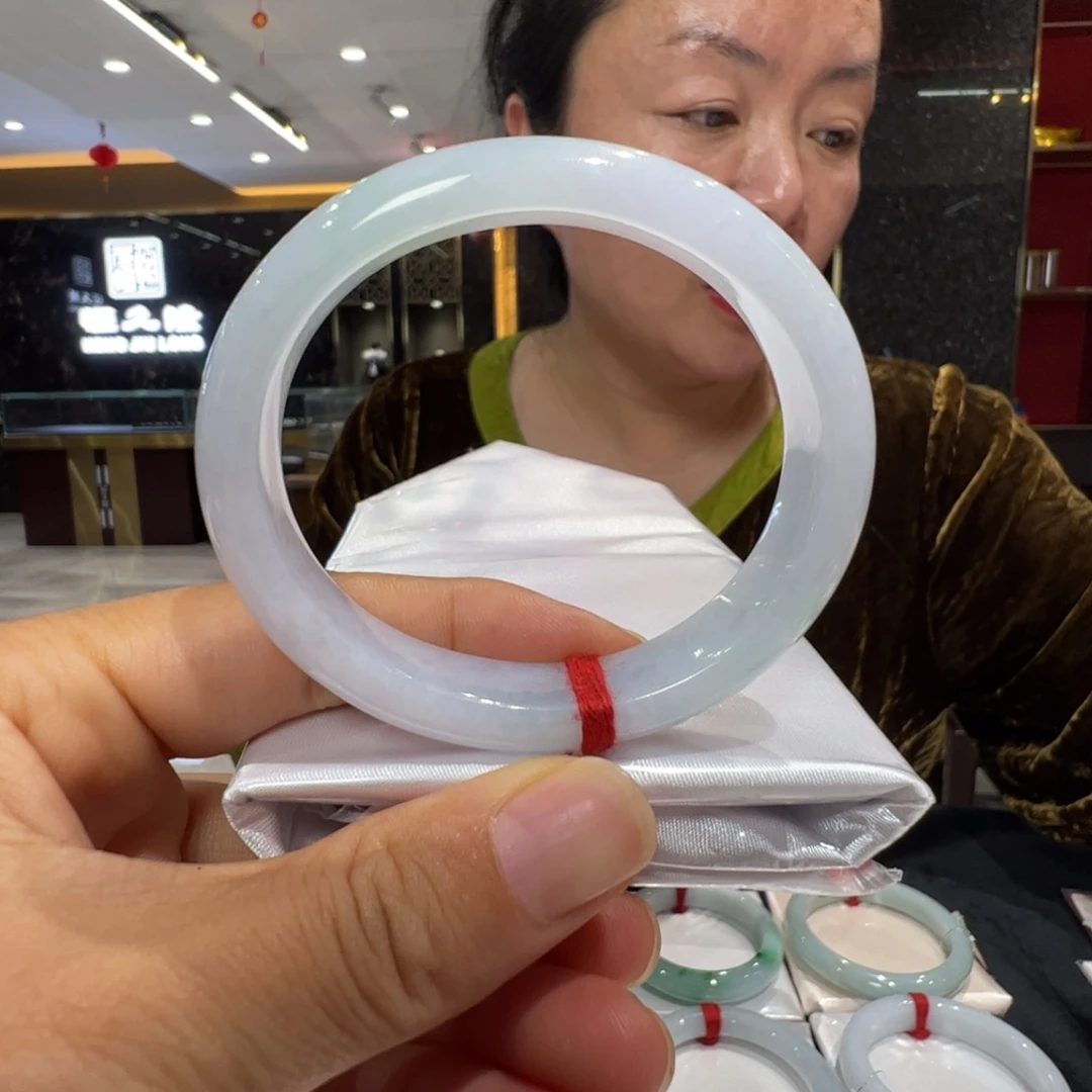 翡翠手镯未镶嵌贵妃55.5