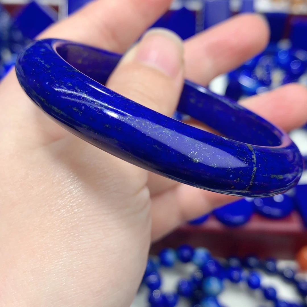 青金石未镶嵌55.5手镯