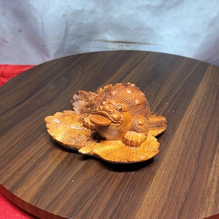 小***夫柏木（崖柏）崖柏手工雕刻呱呱