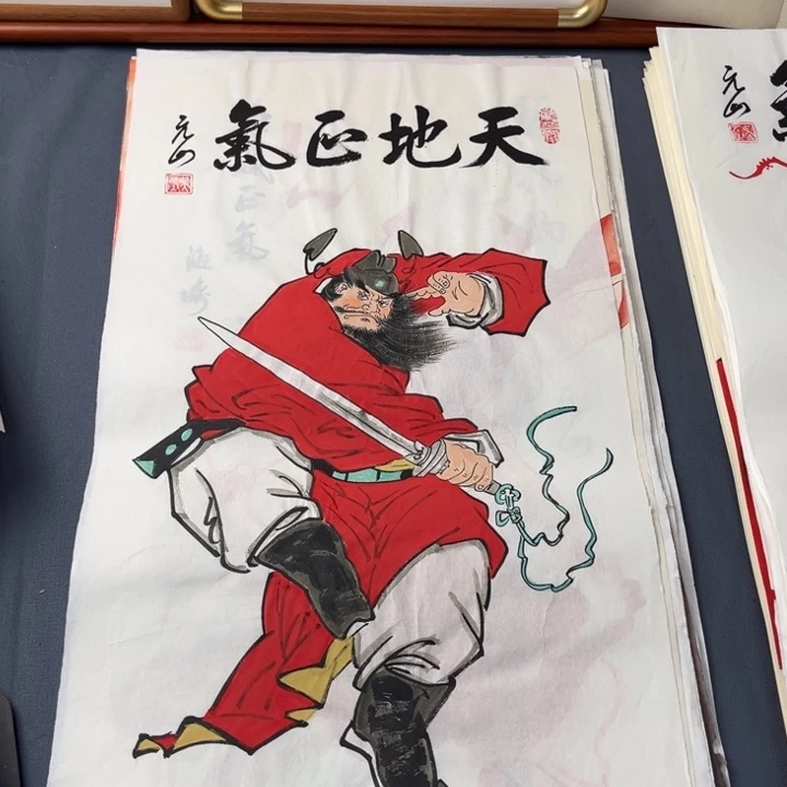 国画纯手绘禅意画作品