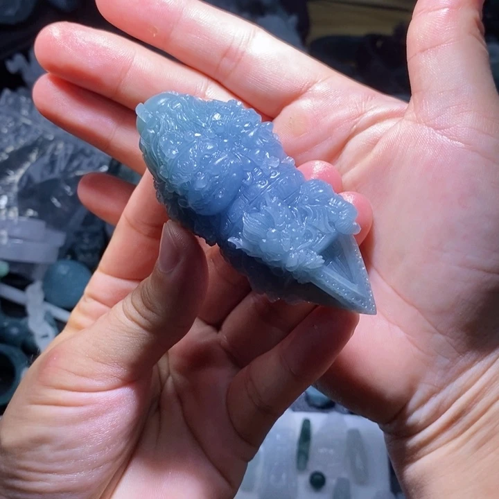 定制翡翠未镶嵌毛