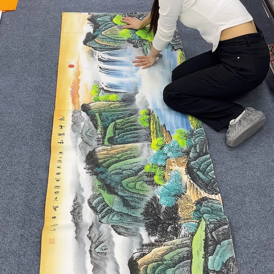 国画作品全场放漏