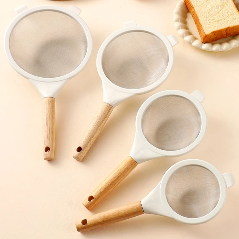 不锈钢豆浆过滤网筛婴儿辅食细漏网果汁过滤器隔渣小漏勺家用神器