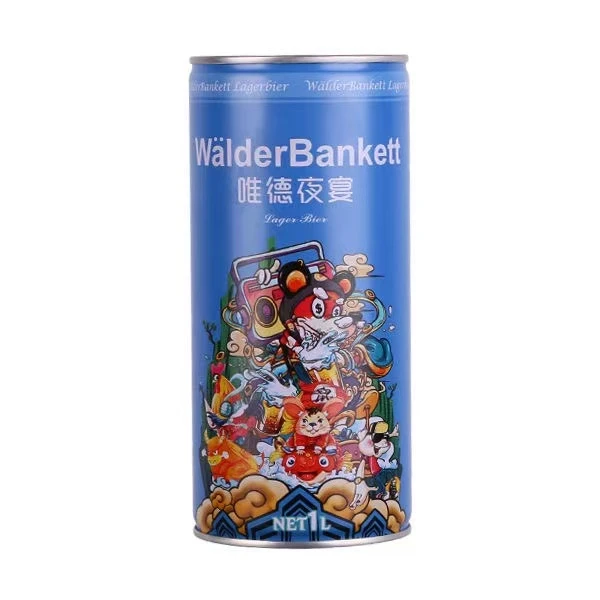 【超级福袋】唯德夜宴精酿啤酒拉格黄啤1L*1瓶体验装