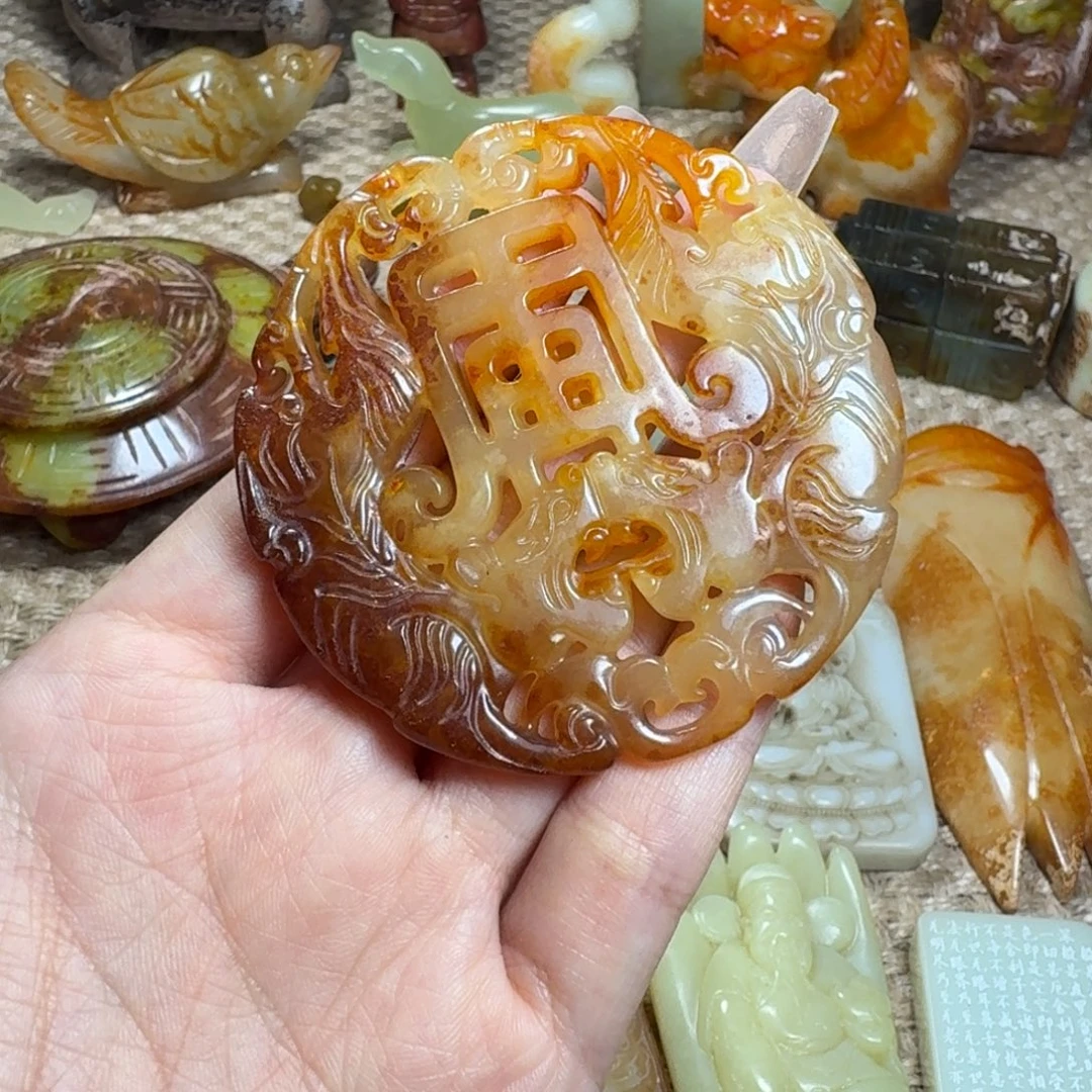 白玉菩提吊坠挂件