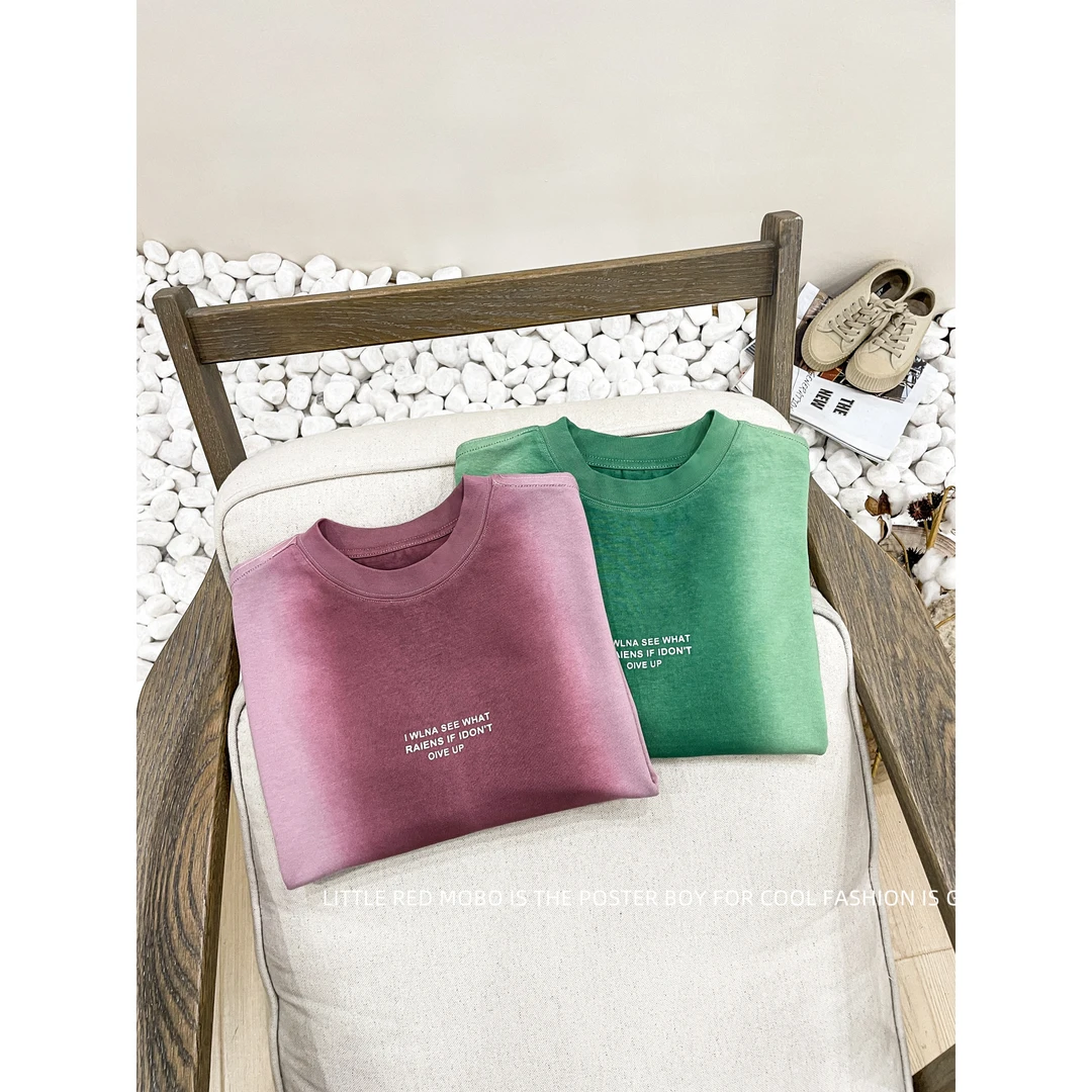 【现现】童装男儿童针织短袖T恤2025夏季新款潮酷上衣MMY821701