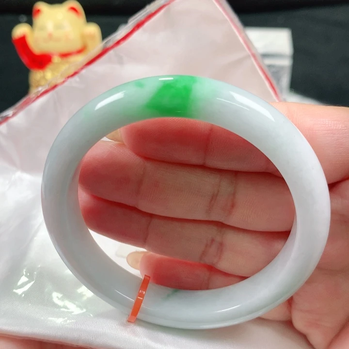 未镶嵌手镯翡翠编号DH1143 正圈54