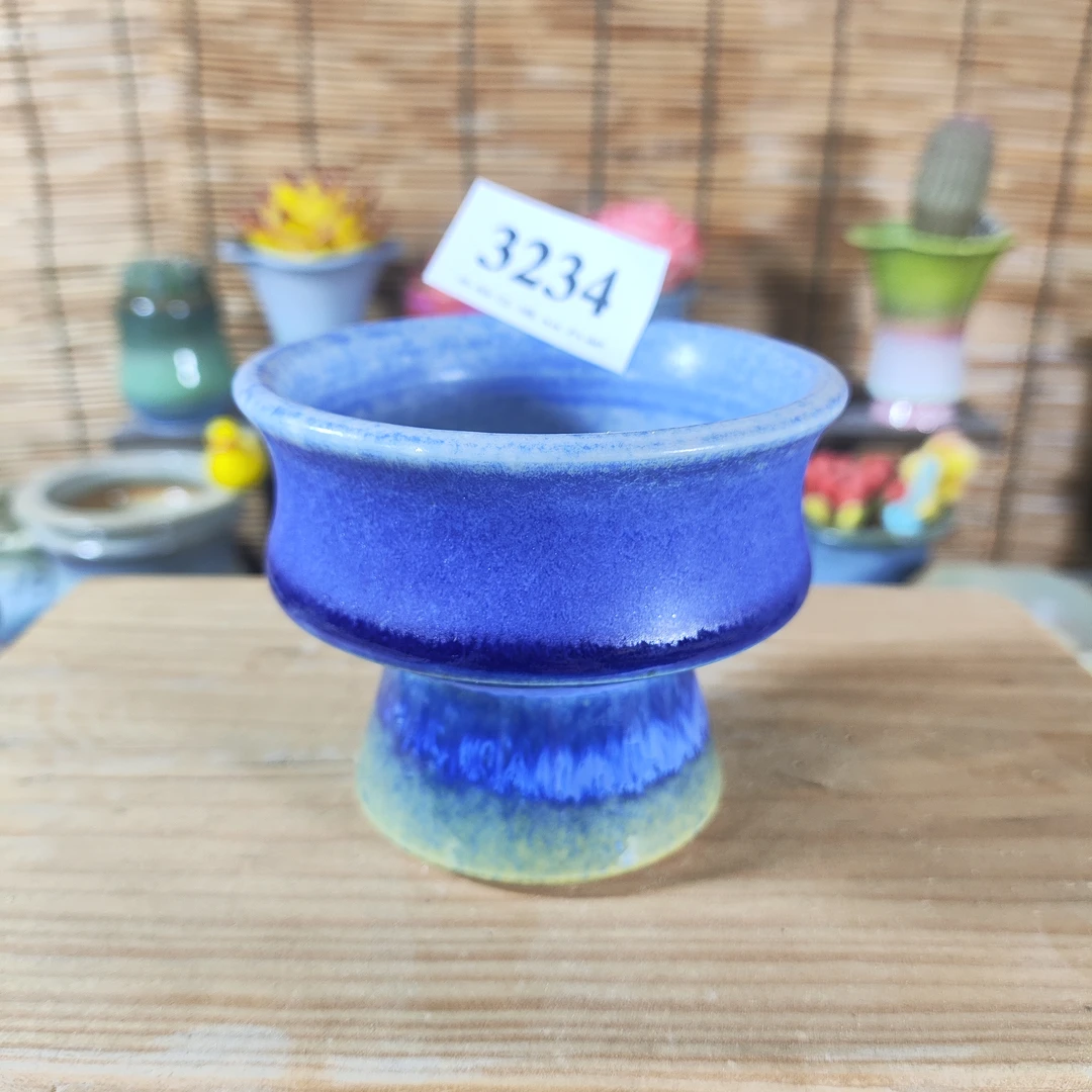 口8高6，3234手工创意多肉花盆摆件迷你多景德镇纯手工制做