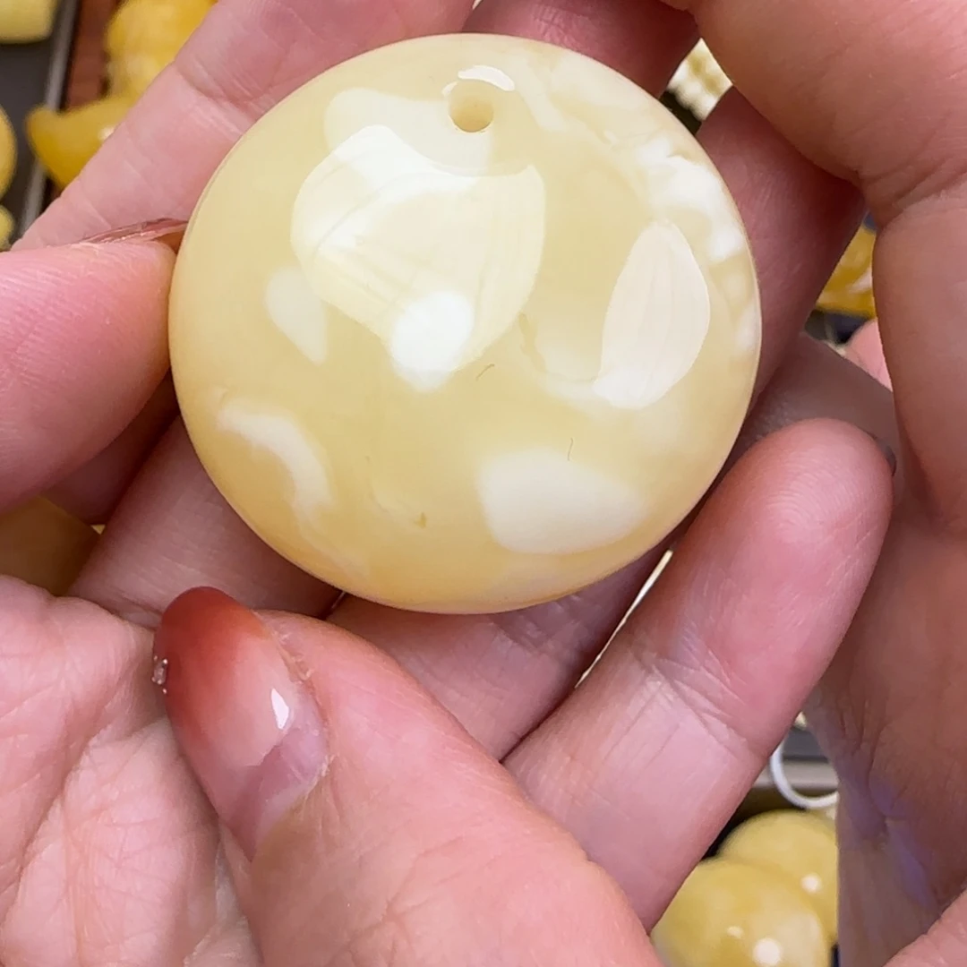 蜜蜡颈饰未镶嵌天然蜜蜡