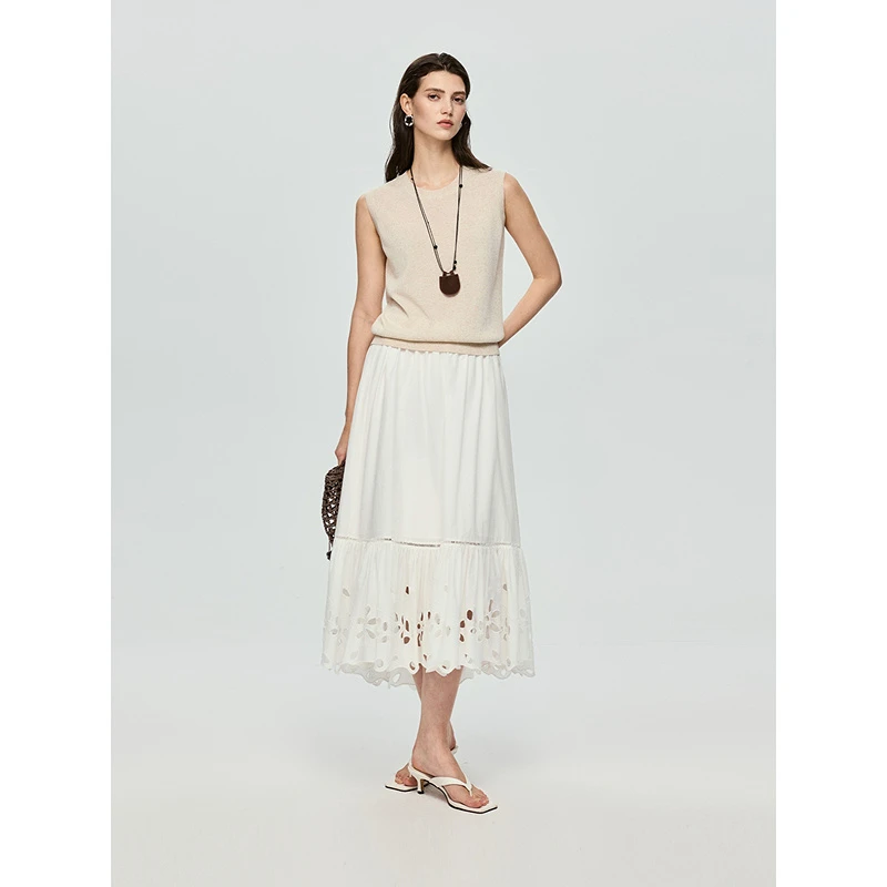 棉仓【初棉】-莱赛尔亚麻-凉感圆领上衣363635026