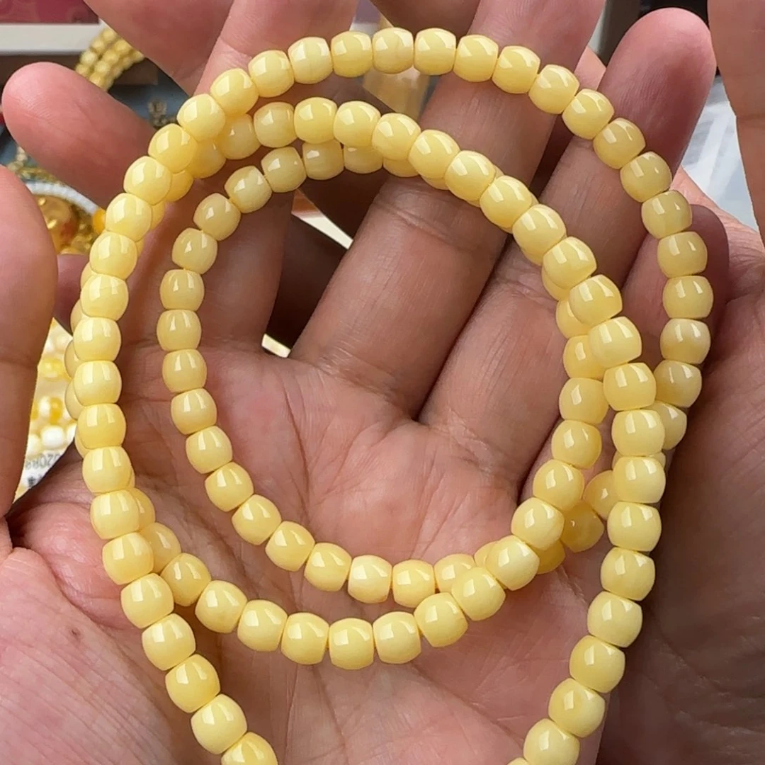 未镶嵌琥珀手链6咪108