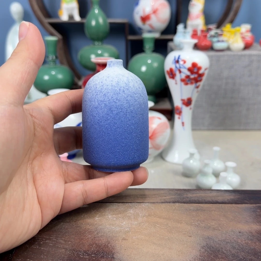 陶瓷手工小花器摆件