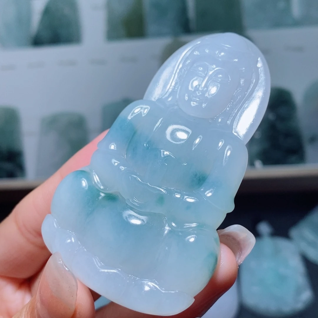 定制翡翠未镶嵌定制吊坠