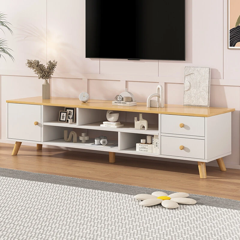 电视柜客厅家用小户型出租屋用2025新款收纳储物一体落地电视机柜