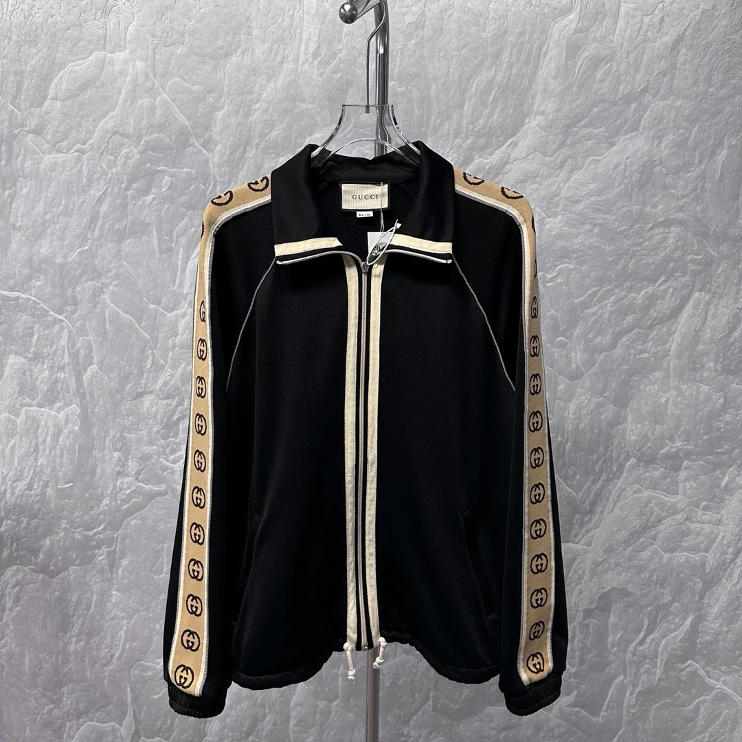 未使用 GUCCI/古驰 GUCCI 3M反光织带校服外套 M码 D11114 X20665