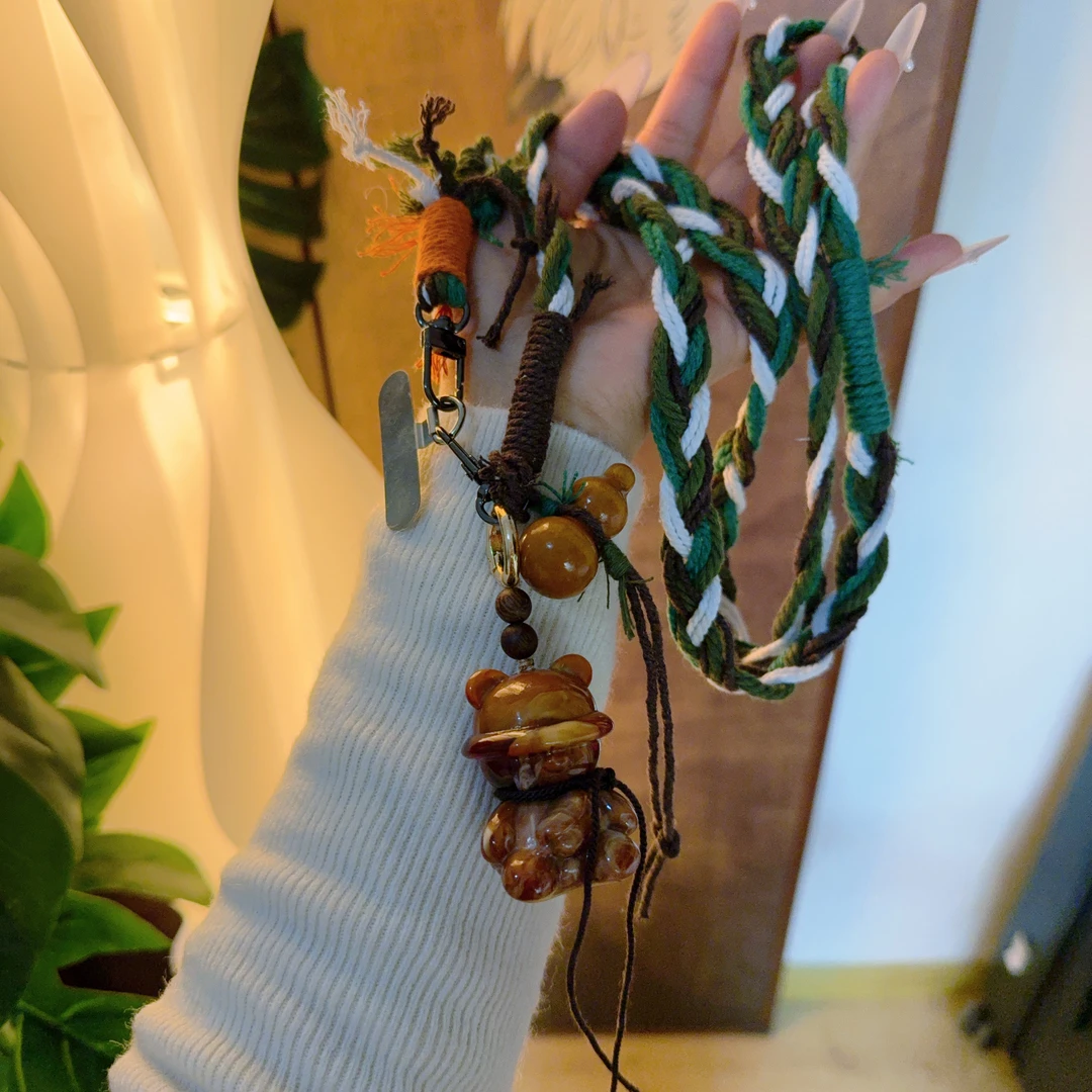 铜合金合成锆石吊坠 原创设计时尚穿搭饰品A