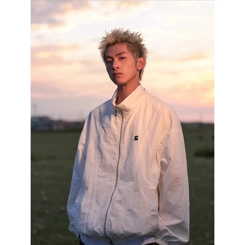 UPF50+冰丝速干防晒衣男款夏季轻薄三防立领防晒服户外登山钓鱼服