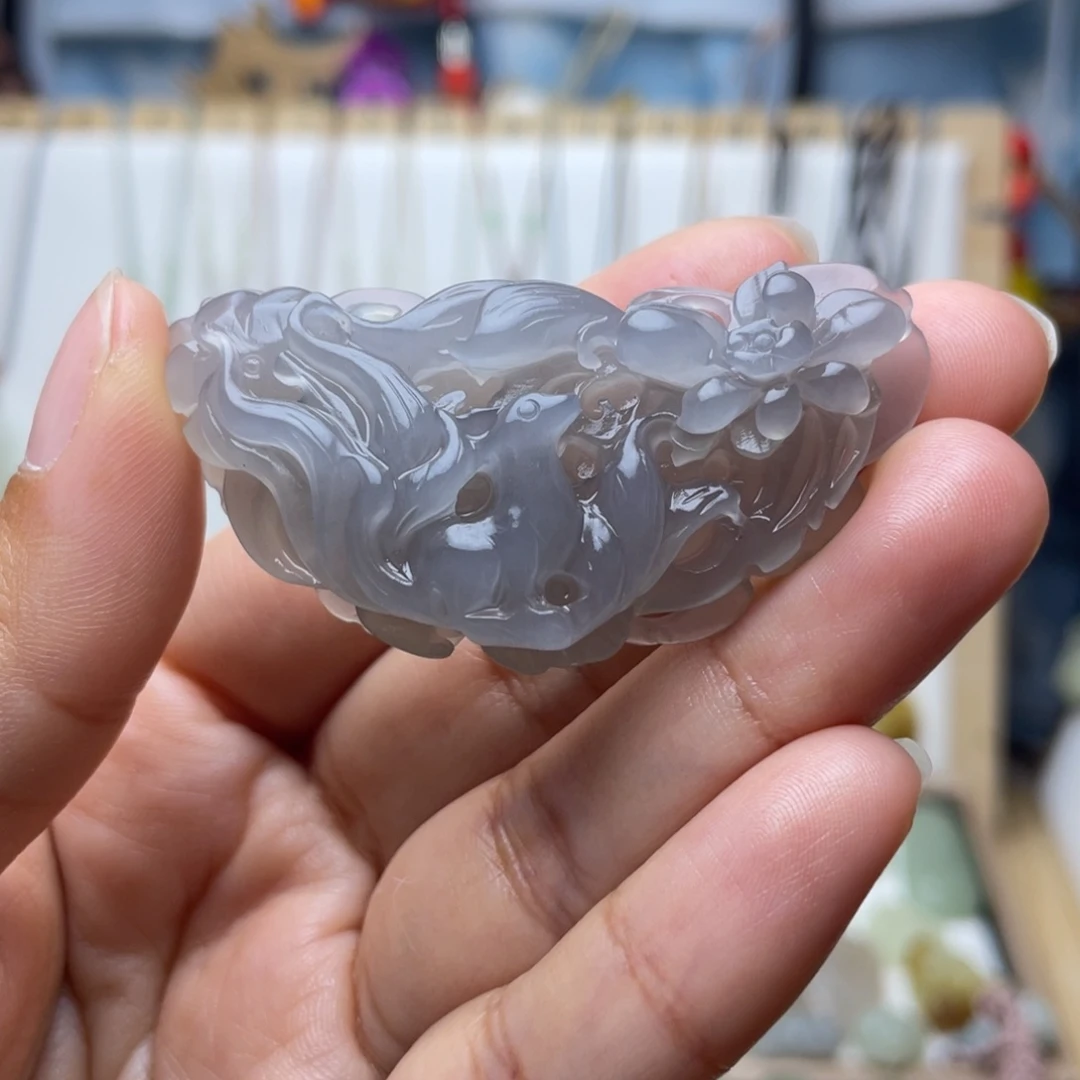 和田玉未镶嵌吊坠(不含链)