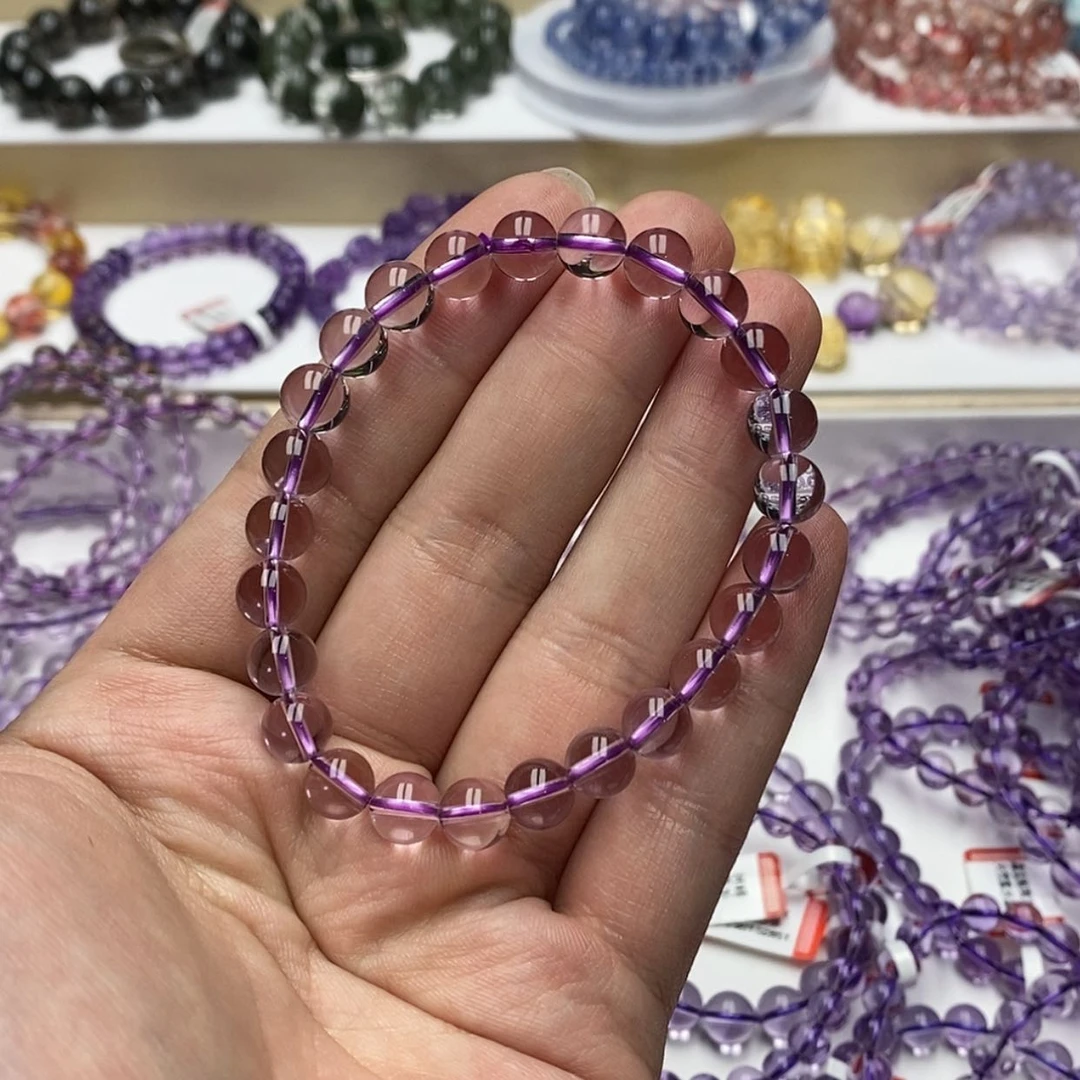 【闪购商品】紫晶手链未镶嵌草****天然玻利维亚紫水晶