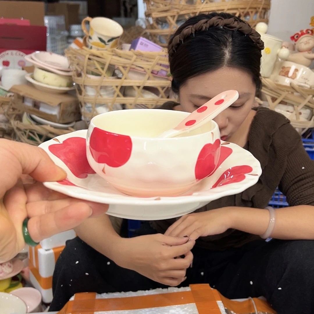 潮州陶瓷工厂微瑕3件套