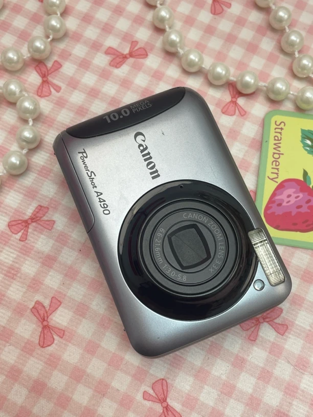 95新 Canon/佳能 a490「T」面包机冷白皮氛围感自备5号电池