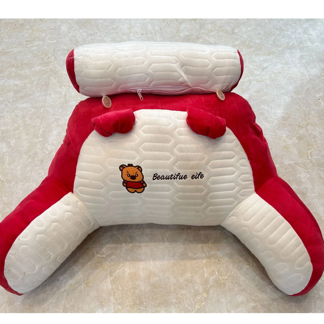 冰丝乳胶冰豆豆靠枕床上靠背枕床头腰枕靠背枕办公室腰靠垫 AL