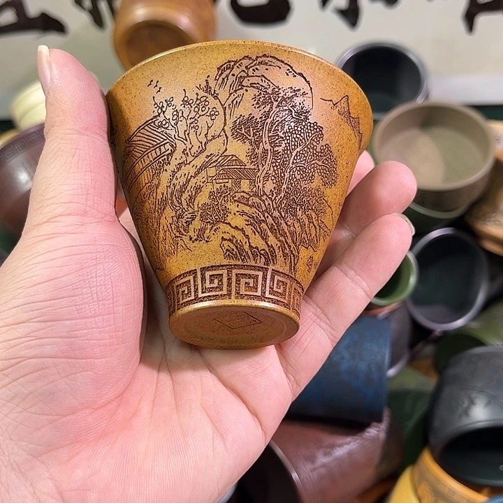 茶杯紫砂全手工紫砂主人杯