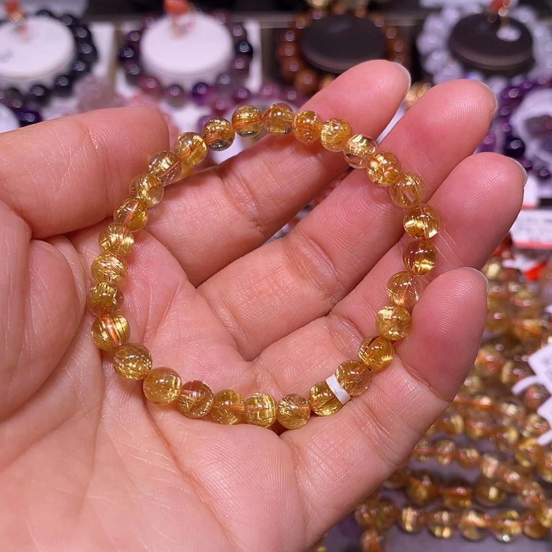 未镶嵌手链水晶金钛晶6