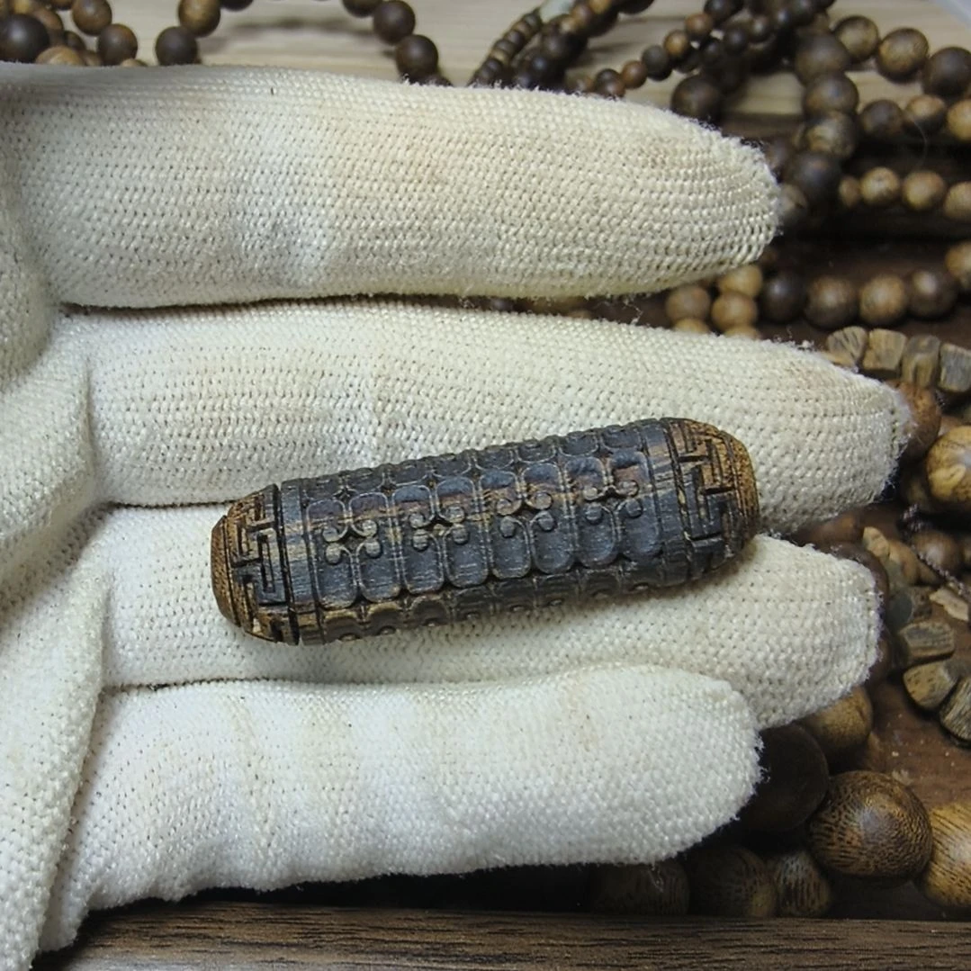 沉香碎屑沉香天珠