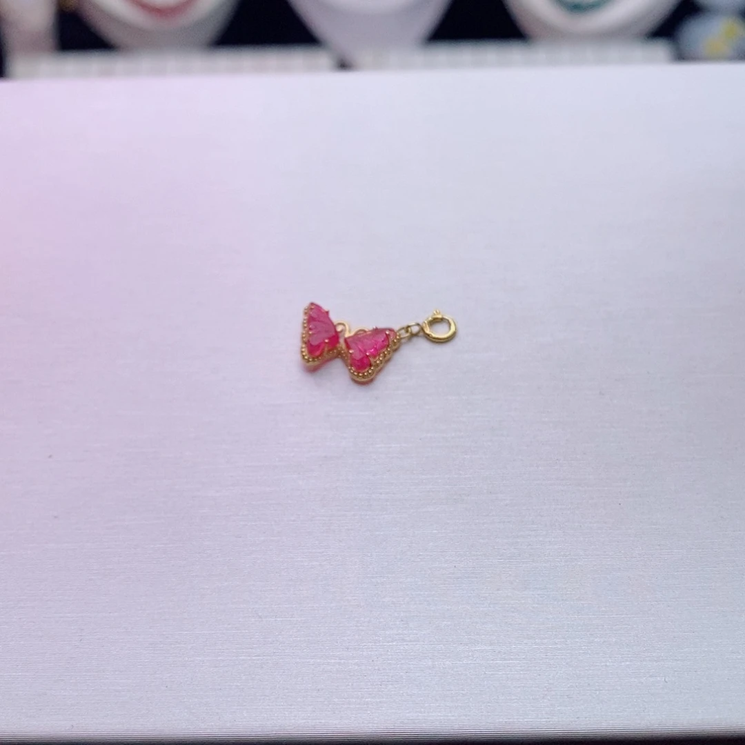 碧玺碧玺m18K金镶嵌提溜