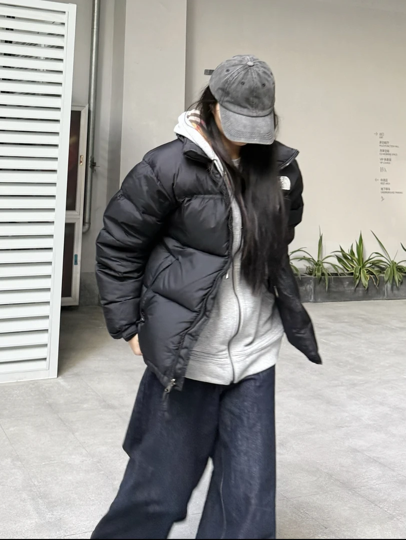 北北羽绒服美版96原版冬季保暖情侣男女-4
