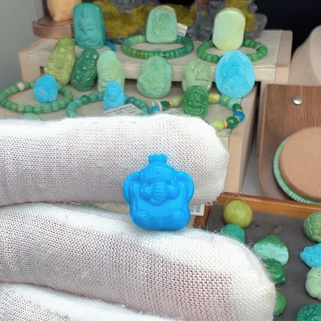 绿松石未镶嵌主播夏