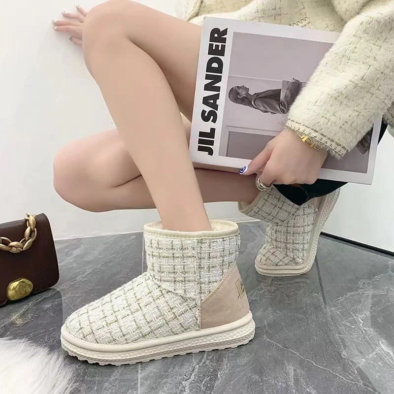 【高帮雪地靴】女士英伦风经典靴子雪地靴1616