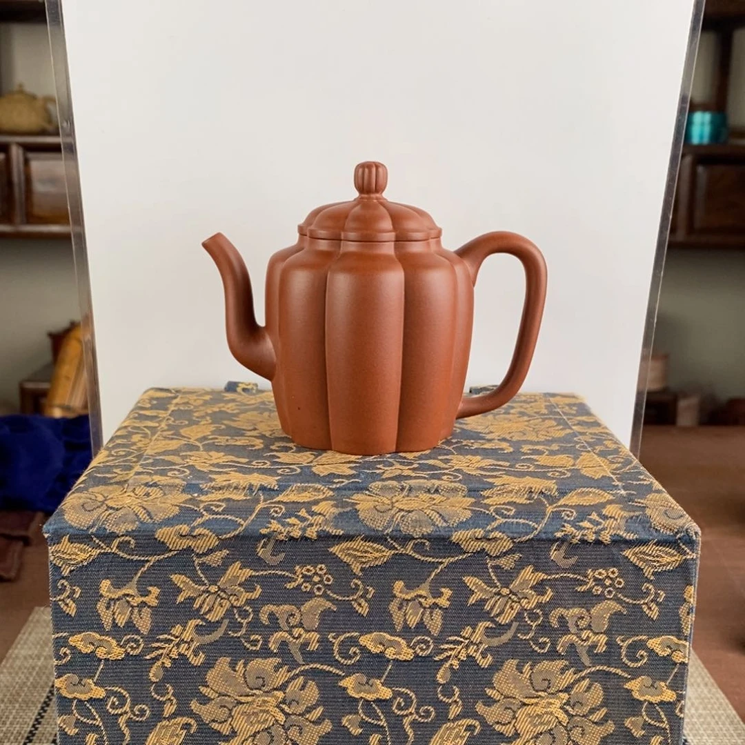 茶壶紫砂风*痕宜兴紫砂工艺美术精品