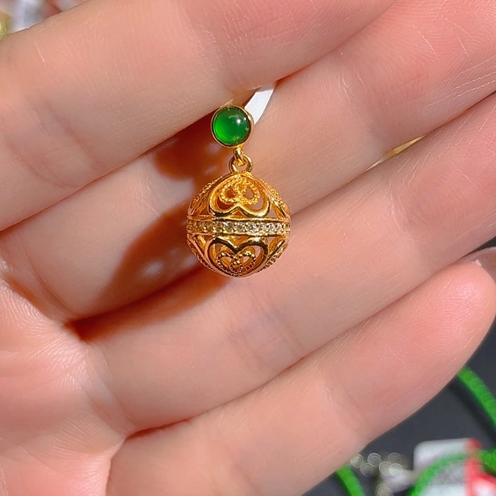 翡翠足银镶嵌颈饰福利ps41