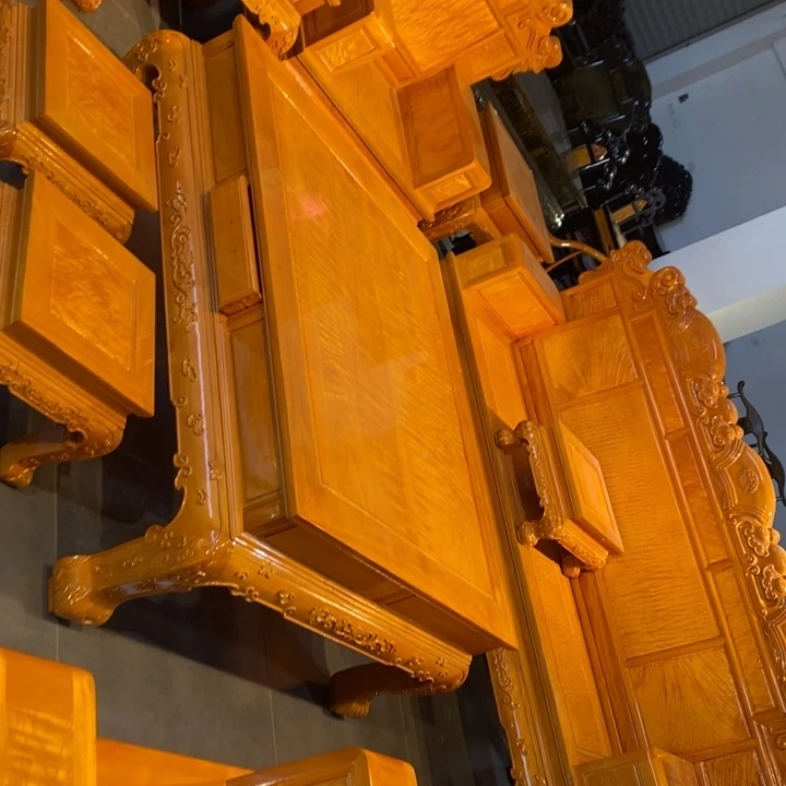 楠木春色满园沙发十三件套