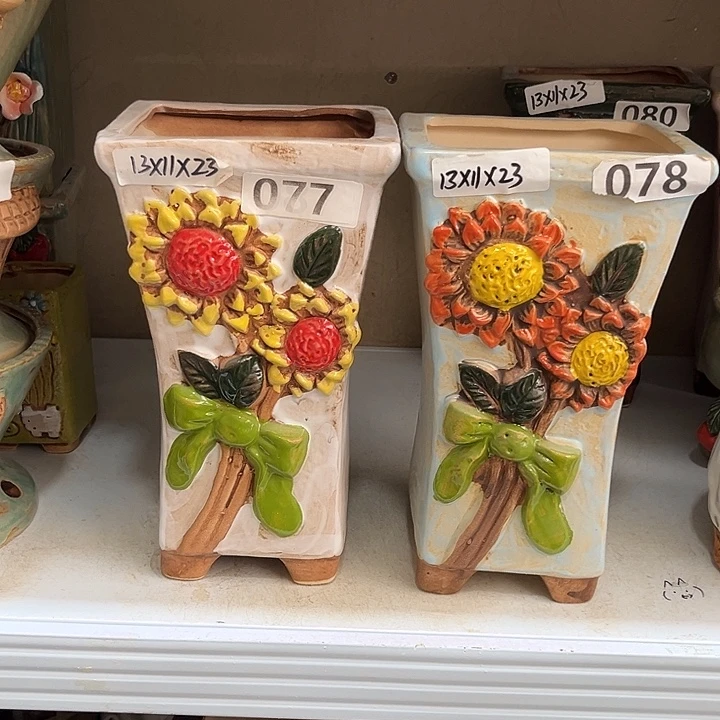 花盆紫砂粗陶材质多肉花盆