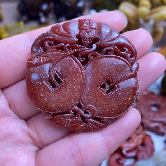 蛇纹石玉未镶嵌颈饰122