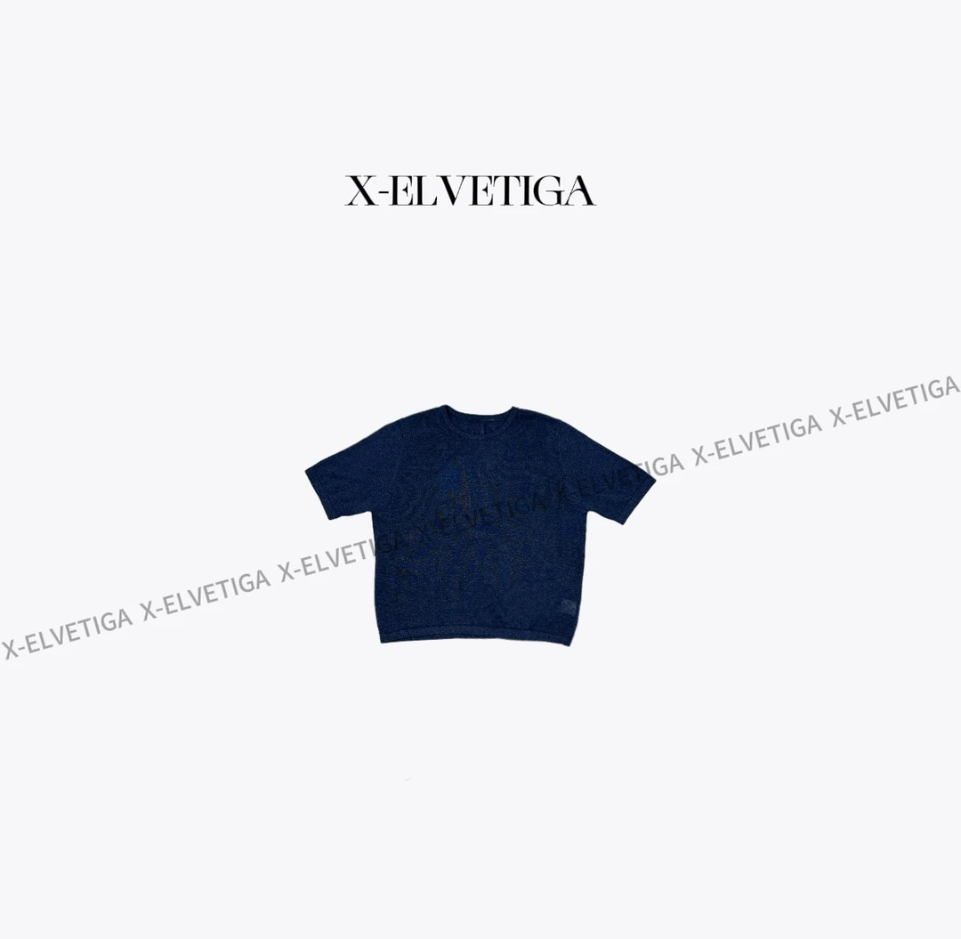 【X-ELVETIGA】舒适短袖/夏季新款光面时髦洋气净色百搭短袖