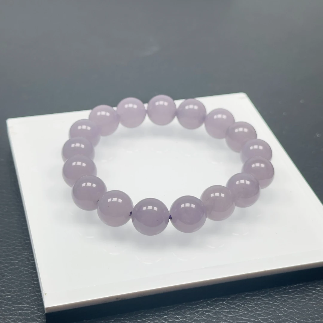 烟紫色卡12m手串－A2001