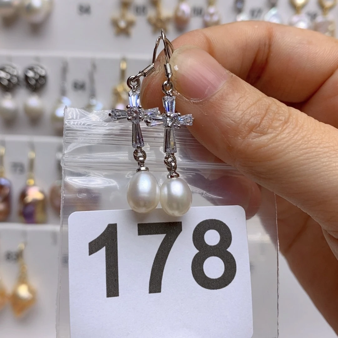 淡水珍珠颈饰银S925镶嵌178