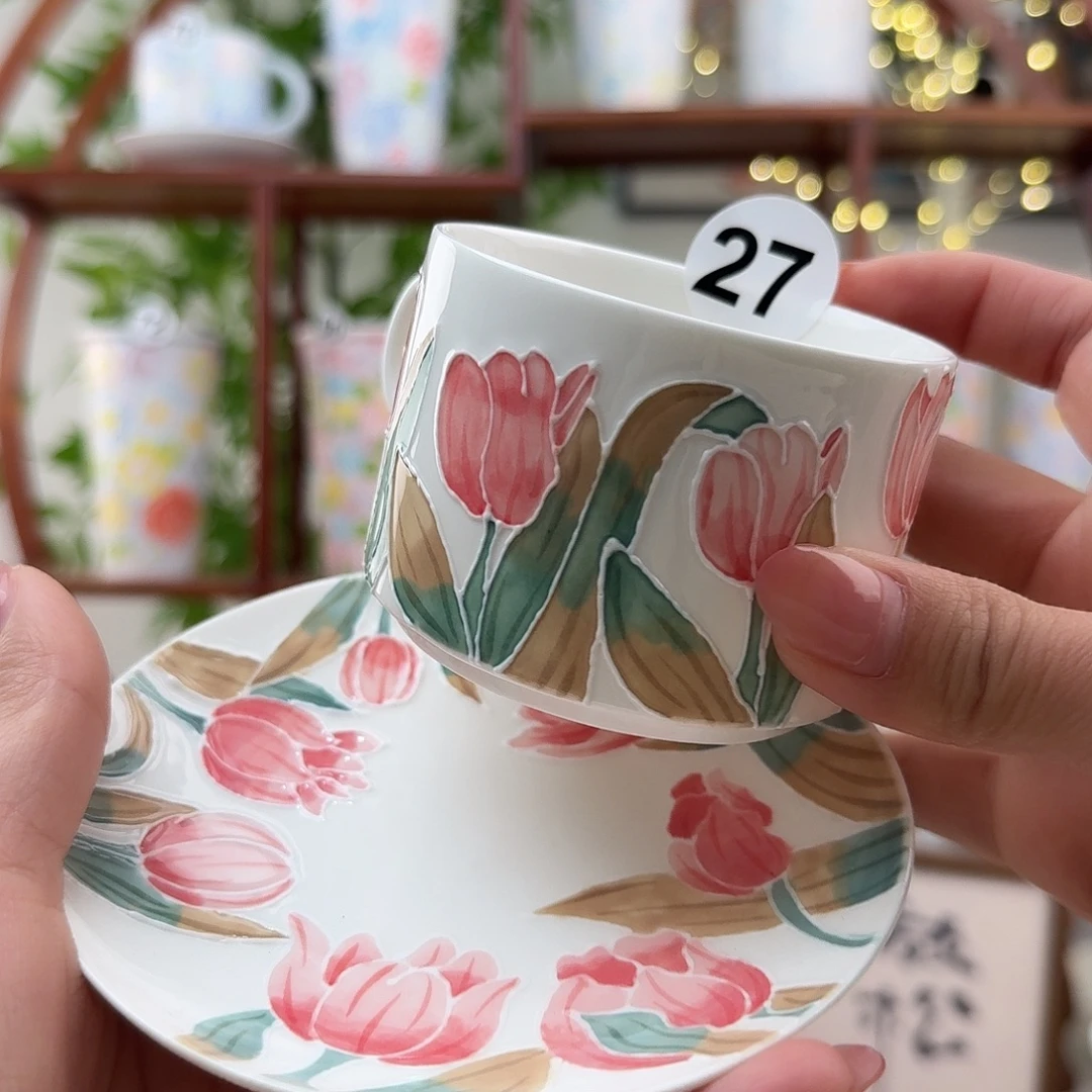 摆件陶27景德镇手绘高温釉下彩